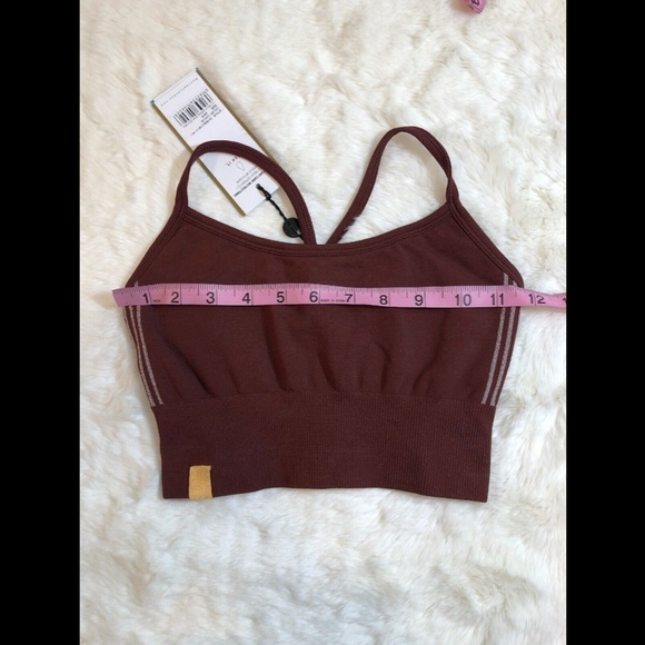 NWT Monreal London Zen Seamless Sports Bra‎ Cocoa [ SZ XS/S ] - Picture 12 of 12